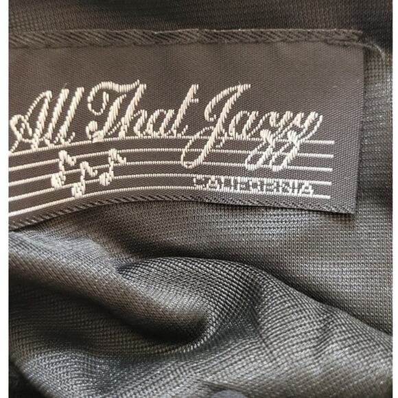 Vintage All that Jazzy Dress Womens Medium Black Layered Goth Witchy Whimscical - Picture 7 of 7